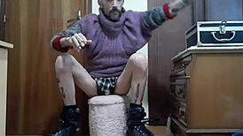 Melvin Official Gay Spanish Solo Masturbation on Skates in Intense Session