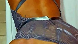 wearing sexy lingerie and flashing for friend's boyfriend