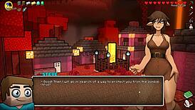 Witch Tests Potion for Giant Cock!