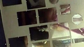 Intimate moments shared between husband and wife at home