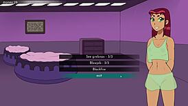 18titans part 14 - Blackfire Fun with an Anime Cartoon