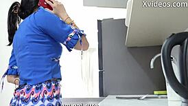The Pipe Worker Bent Over His Boss Wife For Rough Doggystyle Fucking And Cunilingus