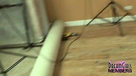 Lingerie Blonde Shakes with Loud Orgasm Using Her Favorite Toy