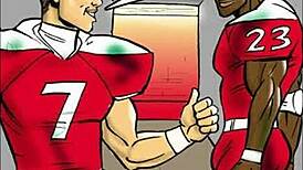 Two hot blondes in comix with big black cocks and monster cocks 😏