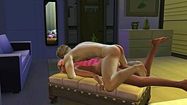 Nicki m rides the cock of a lucky fan in 3d hentai