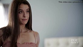 Abbie Maley Rides Cowgirl and Bends Over for Doggystyle Deepthroat