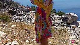 i flash my pierced pussy outdoors