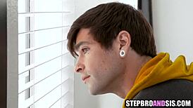 Taboo Lesbian Stepsisters Get Pussy Licked and Banged by Stepbrother