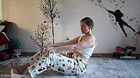 Yoga Lesson 349 Turns Wild! Brunette Milf Dominates With Femdom Pussy Play in Fetish Session