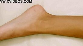 cute brunette reveals petite body