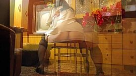 klaudiaamergirl masturbates in stockings and lingerie!