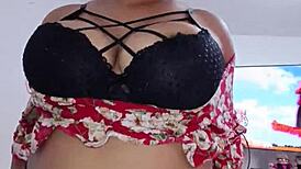 Venezuelan Brunette New to This, Shy but Sucks Big Cock Well