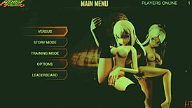 Horny Gaming Hentai Fighter Battles