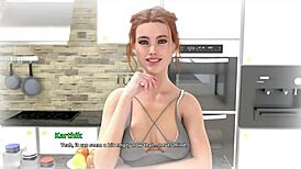 Oh, karthik is fucking riley in his dream with blowjob and footjob!