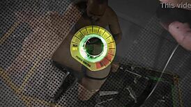 Diamond X getting fucked by machine