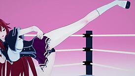 rias gremory craves dick while issei watches helplessly in this ntr anime madness