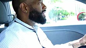 Sara Jay, the cougar, fucks Lauren Phillips and her driver in a threesome