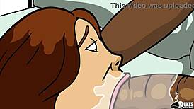 2D & 3D Milf Takes BBC in Every Hole