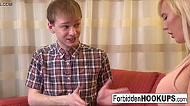 i can’t resist busty blonde getting drilled by step-brother.