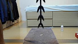 tulips plug in my ass for intense solo anal masturbation!