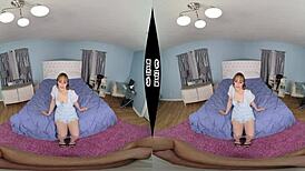 rebecca vanguard lays back for missionary with her hairy pussy on display.