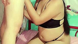 Chica Swallows All My Cum After Deepthroat Blowjob