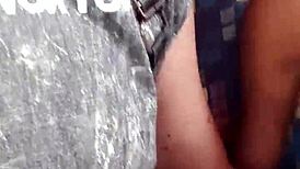 My friend jerks me off while I suck his cock on a crowded train