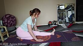 Yoga Lesson Turns Into Sensual Wife Play