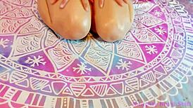 sexy teen 18+ stepsister flaunts perfect ass.