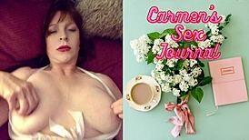 Granny Carmen Rides Metal Cowgirl and Missionary to Orgasm