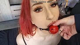 i messed up and let gigi rouge piss in my mouth during anal training, then she pounded my tight ass with sloppy deepthroat