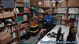 real thief gets caught masturbating in house