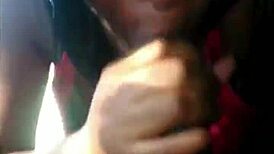 Sloppy blowjob and deepthroat on big black cock in Atlanta POV