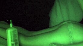 Female massage client gets pussy eaten in hidden cam handjob