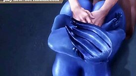 in this 3d hentai, a horny anime babe gets her pussy and ass pounded hard