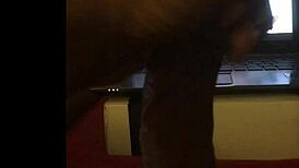 Marcopolos Jerking Off His Big Black Cock Alone At Home