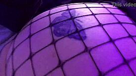 Full body fishnets make me feel more excited than usual during my alone time.