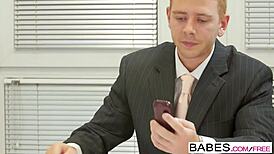 i'm just a newbie babe in the office, learning all the ropes with carolina abril and chad rockwell, getting that pov cock deep in my trimmed pussy while at work