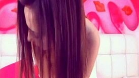 I spotted my classmate teasing and squirting on webcam