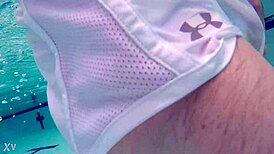 XnxxJohn Pool Boy Caught in See-Thru Underwater GoPro Action