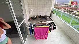 i hired this hot latina employee look at that ass i go crazy