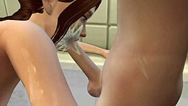 Young 18+ gets pounded in 3D anime with cum dripping everywhere.