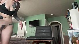 1 Hour Dildo Riding with Sloppy Deep Throat Action