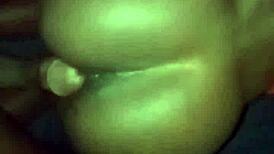 horny slut bent over for rough quickie pussy pounding