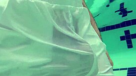 XnxxJohn Pool Boy Caught in See-Thru Underwater GoPro Action