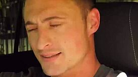 Stranger pounds naughty big ass shemale Dane Stewart outdoors