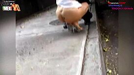 Horny Milf's Public Sex With Stranger In Mexico City Streets