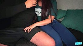 Universitarios fuck in shared room without condom before studying homemade porn.