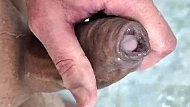 Young Amateur Cums Deliciously In Shower