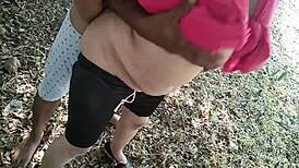 Public sex with my aunt who has a big ass and big tits